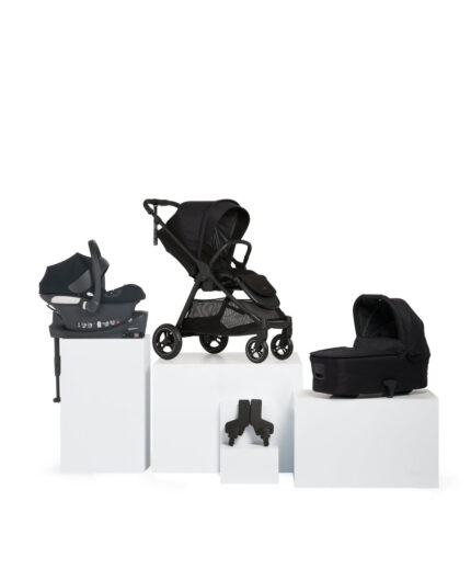 Flip XT³ Pushchair Bundle with Cybex Aton B Car Seat & Base (4 Pieces) - Ink