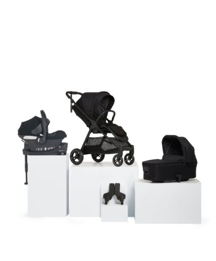Flip XT³ Pushchair Bundle with Cybex Aton B Car Seat & Base (4 Pieces) - Ink