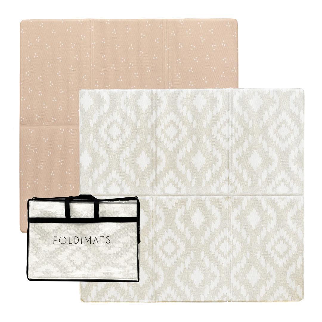 FOLDiMATS Playmat 130x130cm – Bali Nusa - Baby Travel FOLDiMATS Playmat 130x130cm - Bali Nusa
