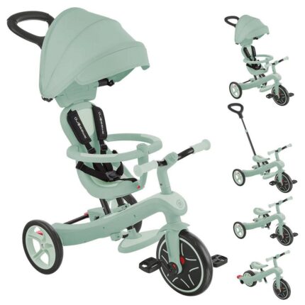Globber Explorer Eco Trike 4 in 1 Scooter - Pistachio