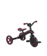 Globber Explorer Trike Foldable 4in1 - Burgundy