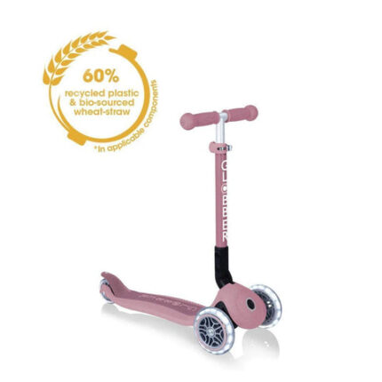 Globber Junior Foldable Lights Eco - Berry