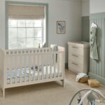 Hampden 2 Piece Cotbed Set with Dresser Changer - Cashmere