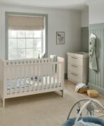 Hampden 2 Piece Cotbed Set with Dresser Changer - Cashmere