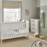 Hampden 2 Piece Cotbed Set with Dresser Changer - White