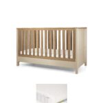 Harwell Cotbed & Premium Pocket Spring Mattress Bundle - Cashmere