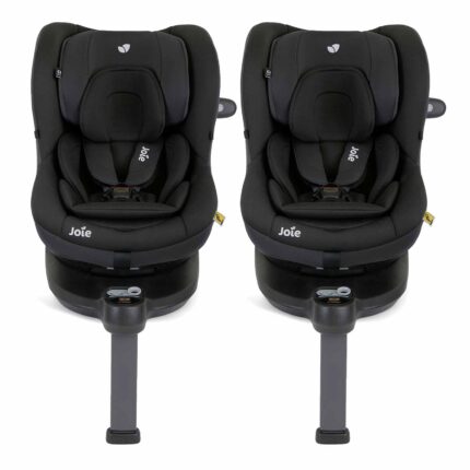 Joie i-Spin 360 R129 i-Size 40-105cm Car Seat (2 Pack) - Shale (0-4 Years)