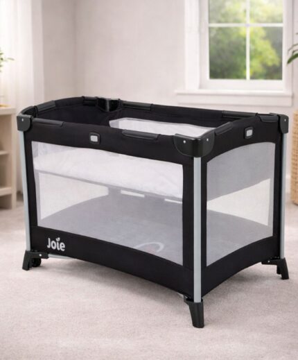 Joie Kubbie Travel Cot - Coal
