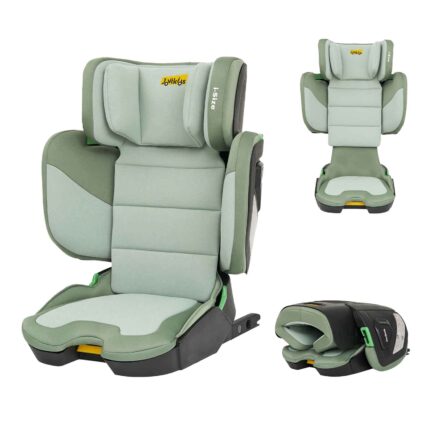 Jovikids Rober Compact Folding i-Size 100-150cm Car Seat Booster - Green (3-12years)