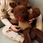 Liewood Berto Reindeer Soft Toy Teddy - Pecan