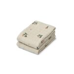Liewood Lewis Muslin Cloth - 2-Pack - Peach Sea Shell Mix
