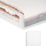 Luxury Hybrid Twin Cotbed Mattress & Anti-Allergy Quilted Mattress Protector Bundle