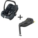 Maxi Cosi CabrioFix i-Size Car Seat & i-Size Base - Essential Graphite