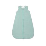 MORI Ribbed Front Opening Year Round Sleeping Bag 1.5 TOG - Mint