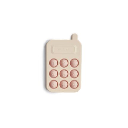 Mushie Phone Press Toy - Blush