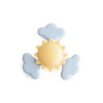 Mushie Suction Toy - Spinner - Sunshine