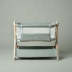 Obaby Cloud Bedside Crib - Sage