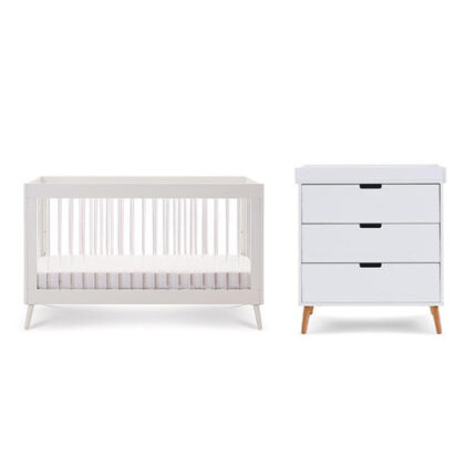 Obaby Maya 2 Piece Room Set - White + Acrylic