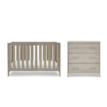 Obaby Nika 2 Piece Room Set - Grey Wash