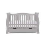 Obaby Stamford Luxe Cot Bed - Warm Grey