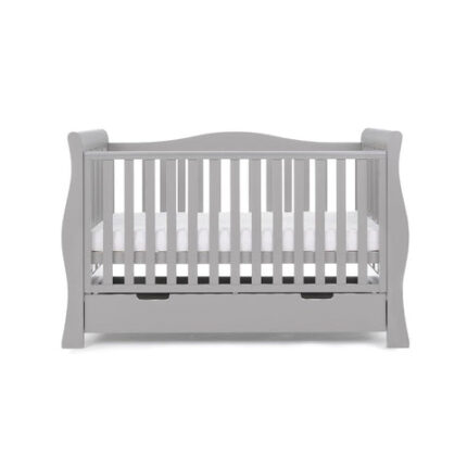 Obaby Stamford Luxe Cot Bed - Warm Grey