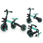 Puggle 2-in-1 Folding Trike & Balance Bike - Aqua (18 Months - 5 Years)