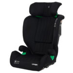 Puggle Easy Fix Plus i-Size R129 100-150cm ISOFIX Eco Booster Seat - Storm Black (4-12 Years)