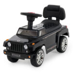 Puggle Elite Sport 2-in-1 Musical Ride on Car - Black (18 Months - 6 Years)