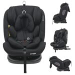 Puggle Lockton 360° Rotate Luxe Group 0+/1/2/3 Car Seat - Storm Black (0-12 Years)