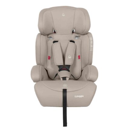 Puggle Maxi Gro Comfort Group 1/2/3 Eco Car Seat Booster Seat - Cashmere (9 Months-12 Years)