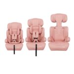 Puggle Maxi Gro Comfort Plus Group 1/2/3 Eco Car Seat Booster Seat - Blush Pink (9 Months-12 Years)