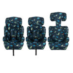 Puggle Maxi Gro Comfort Plus Group 1/2/3 Eco Car Seat Booster Seat with Insert - Dino (9 Months-12 Years)