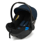 Puggle Monaco XT 2-in-1 Travel System with Henbury Cot Bed & Eco Fibre Mattress 14-Piece Bundle - Navy