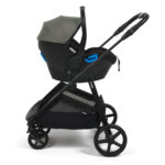 Puggle Monaco XT 2-in-1 Travel System with Henbury Cot Bed & Fibre Mattress 15-Piece Bundle - Seagrass