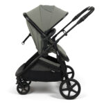 Puggle Monaco XT 2-in-1 Travel System with Henbury Cot Bed & Fibre Mattress 15-Piece Bundle - Seagrass