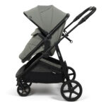 Puggle Monaco XT 2-in-1 Travel System with Henbury Cot Bed & Fibre Mattress 15-Piece Bundle - Seagrass