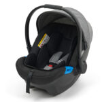 Puggle Monaco XT 2-in-1 Travel System with Henbury Cot Bed & Fibre Mattress 15-Piece Bundle - Graphite Grey