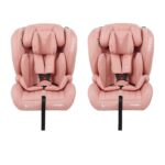 Puggle Style Fix Comfort Plus i-Size 76-150cm ISOFIX Car Seats (2 Pack) - Blush Pink (15 Months - 12 Years)