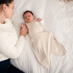 Purflo Swaddle to Sleep Bag 0-4m 2.5 Tog - Lightweight - Sand