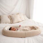 Purflo Swaddle to Sleep Bag 0-4m 2.5 Tog - Lightweight - Sand