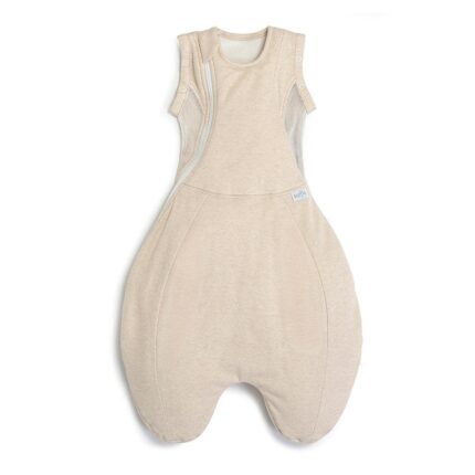 Purflo Swaddle to Sleep Bag 0-4m 2.5 Tog - Lightweight - Sand