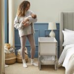 Shnuggle Air Lite Bedside Crib Bundle - Taupe