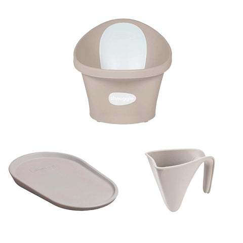 Shnuggle Baby Bath and Squishy Bundle – Taupe - Baby Travel Shnuggle Baby Bath and Squishy Bundle - Taupe