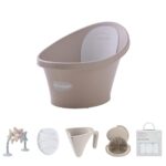 Shnuggle Baby Bath Essentials Bundle - Taupe