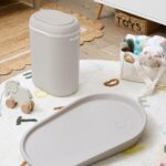 Shnuggle Eco Touch Nappy Bin - Taupe