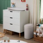 Shnuggle Eco Touch Nappy Bin - Taupe