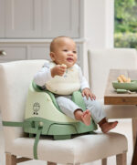 Silicone Bibs (2 Pack) - Dino Teal