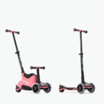 smarTrike Xtend Ride On Scooter Plus From 12 Months to 12 Years - Salmon Pink