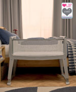 SnuzPod Studio Bedside Crib - Oslo