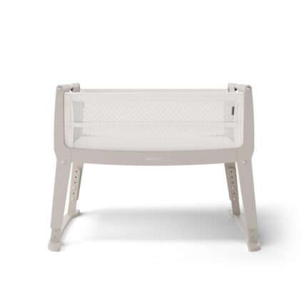 SnuzPod Studio Bedside Crib - Oslo Grey